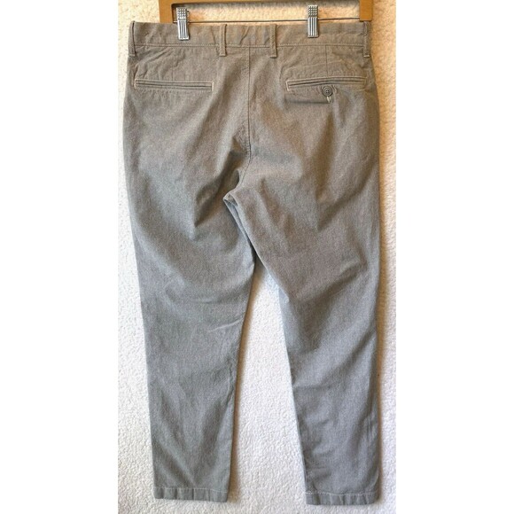 J. Crew Stretch Chino Pants Gray Men's size 30x32 Flat‎ Front Pockets Business - Picture 7 of 12